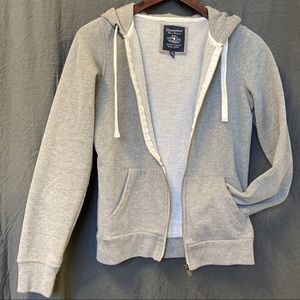 Gray Zip Up Hoodie